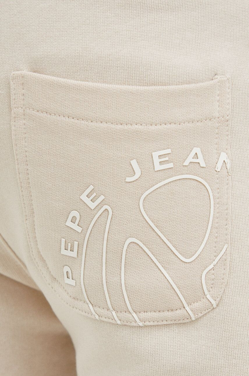 Pepe Jeans Bavlněné šortky Drake pánské béžová barva - Pepit.cz