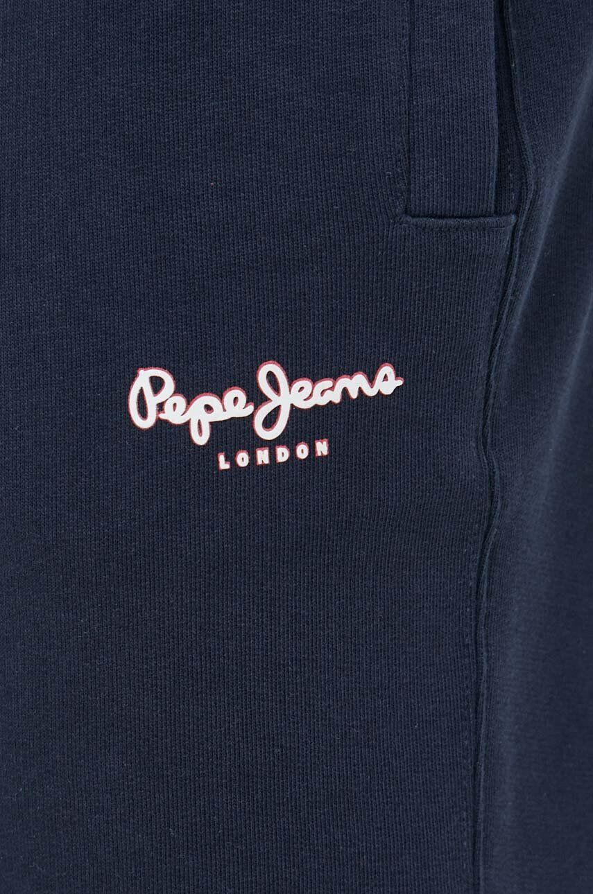 Pepe Jeans Bavlněné šortky Edward tmavomodrá barva - Pepit.cz