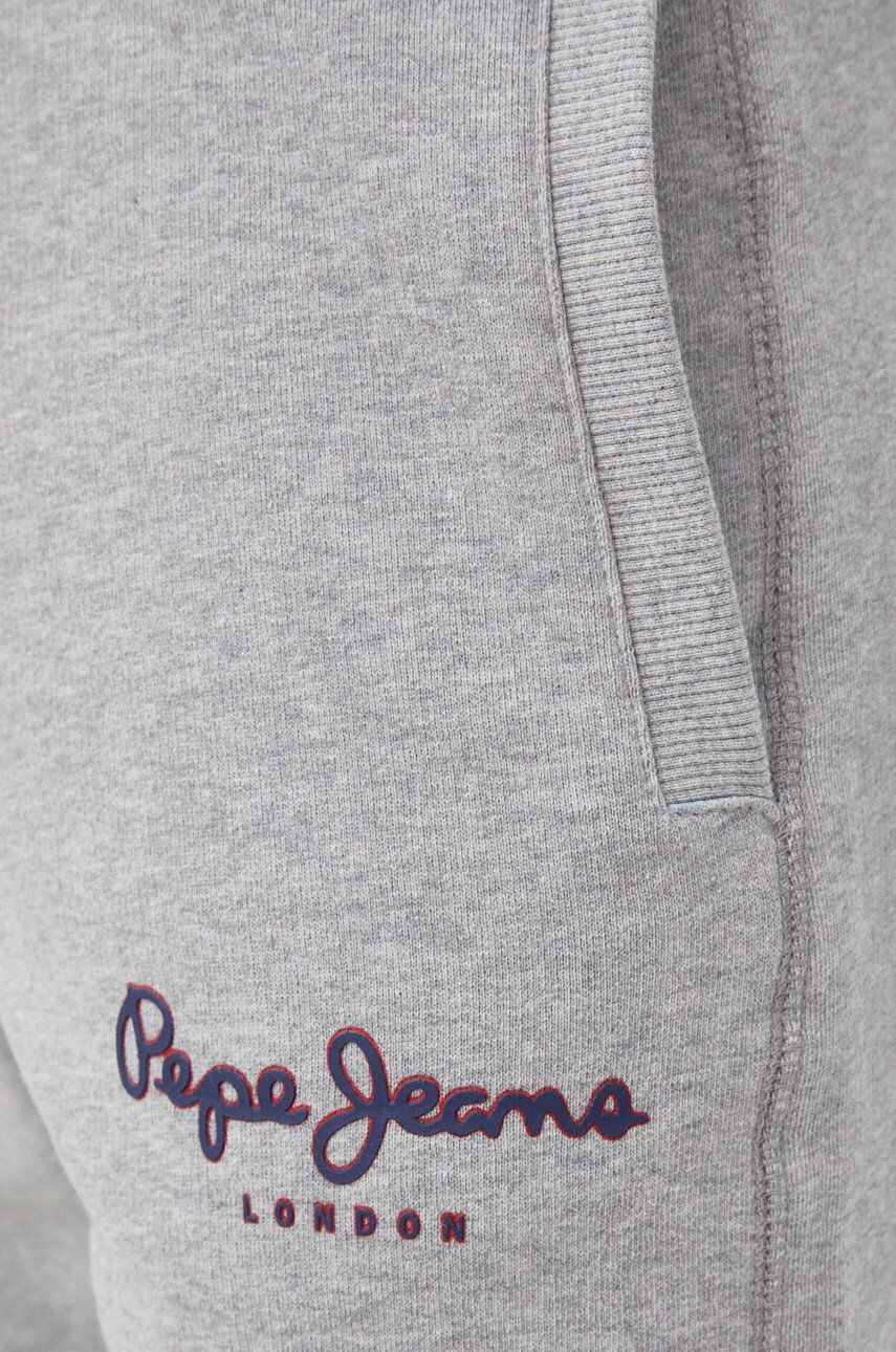 Pepe Jeans Bavlněné šortky George Short pánské šedá barva - Pepit.cz