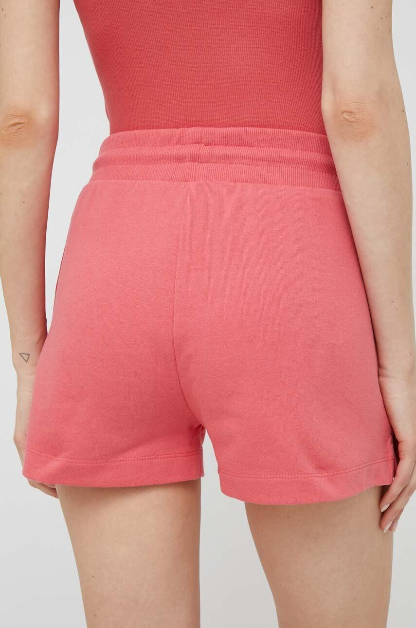 Pepe Jeans Bavlněné šortky Whitney červená barva hladké high waist - Pepit.cz