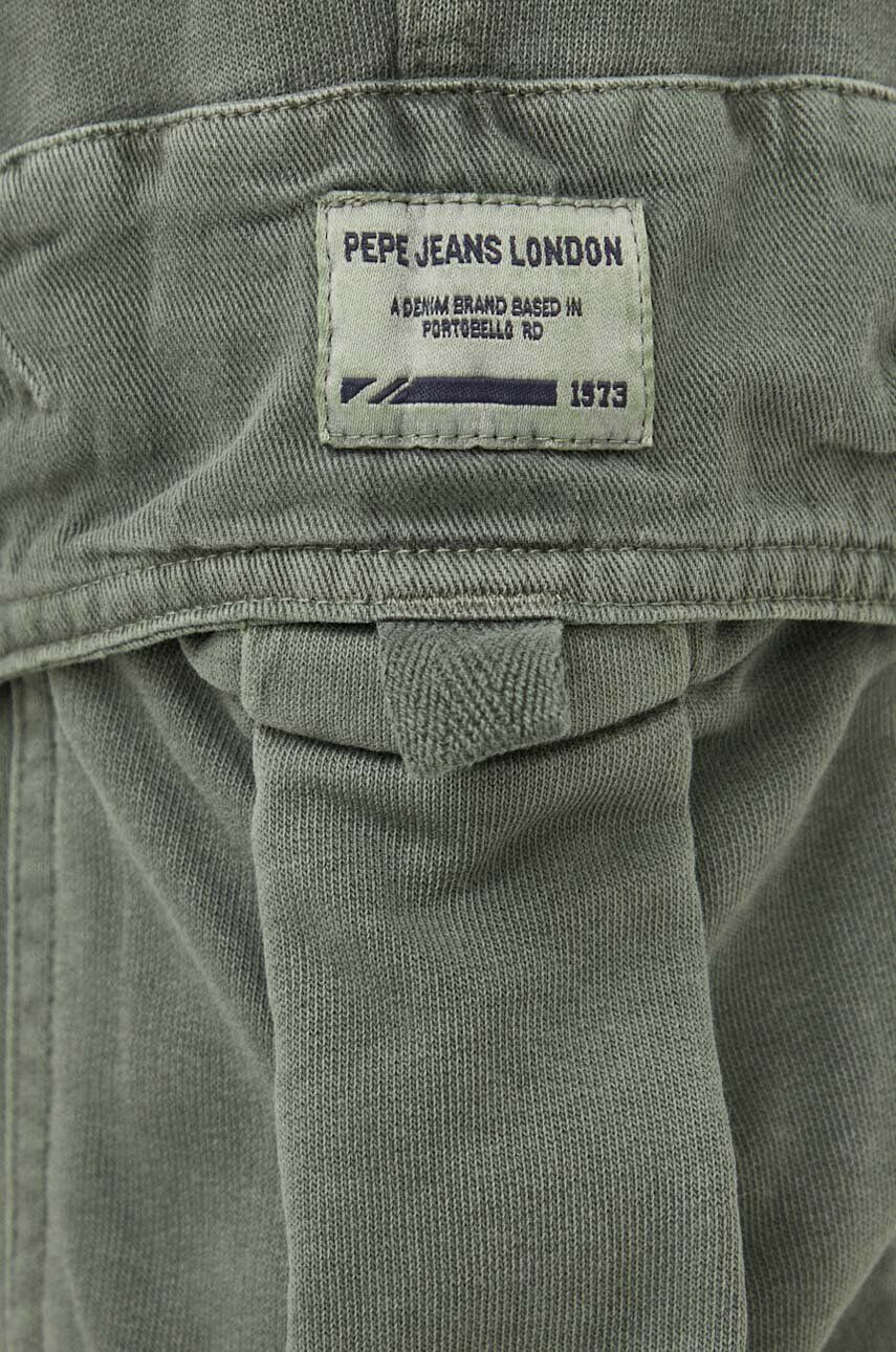 Pepe Jeans Bavlněné tepláky McGray zelená barva - Pepit.cz