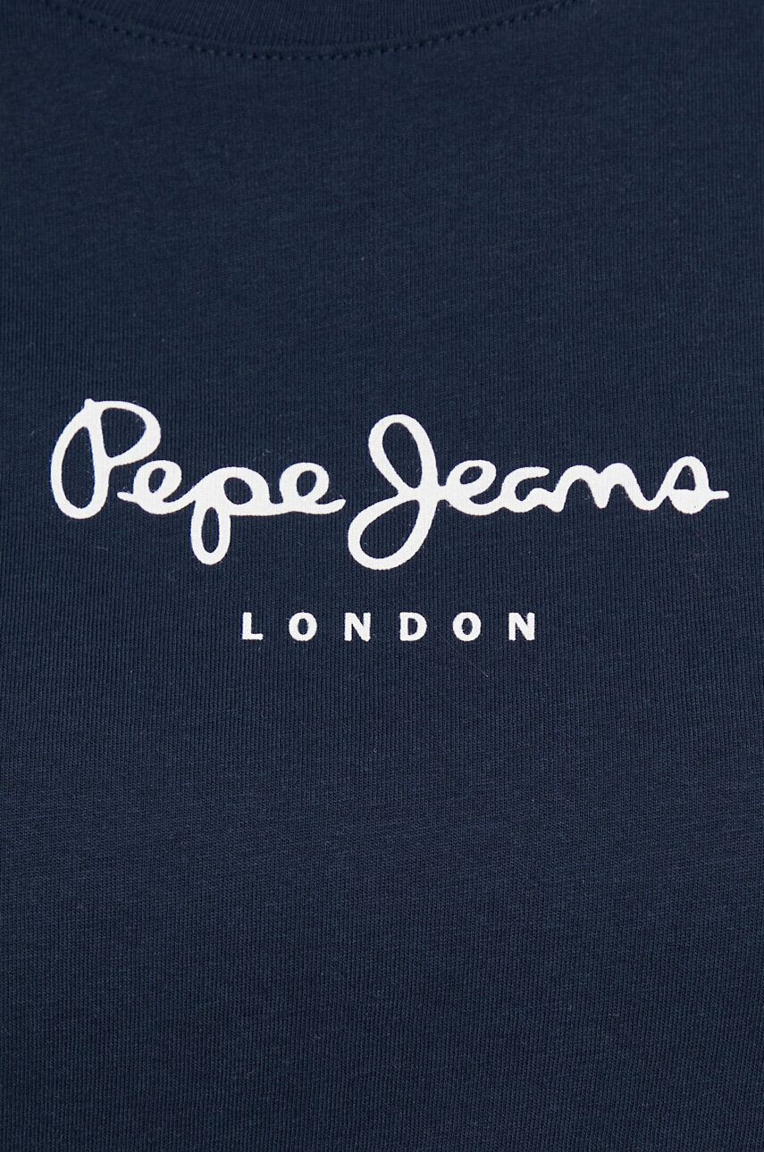 Pepe Jeans Bavlněné tričko tmavomodrá barva - Pepit.cz