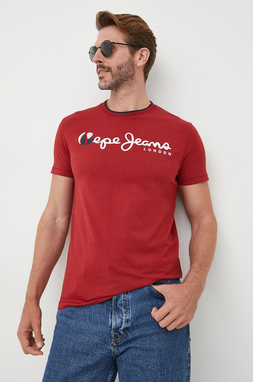 Pepe Jeans Bavlněné tričko - Pepit.cz