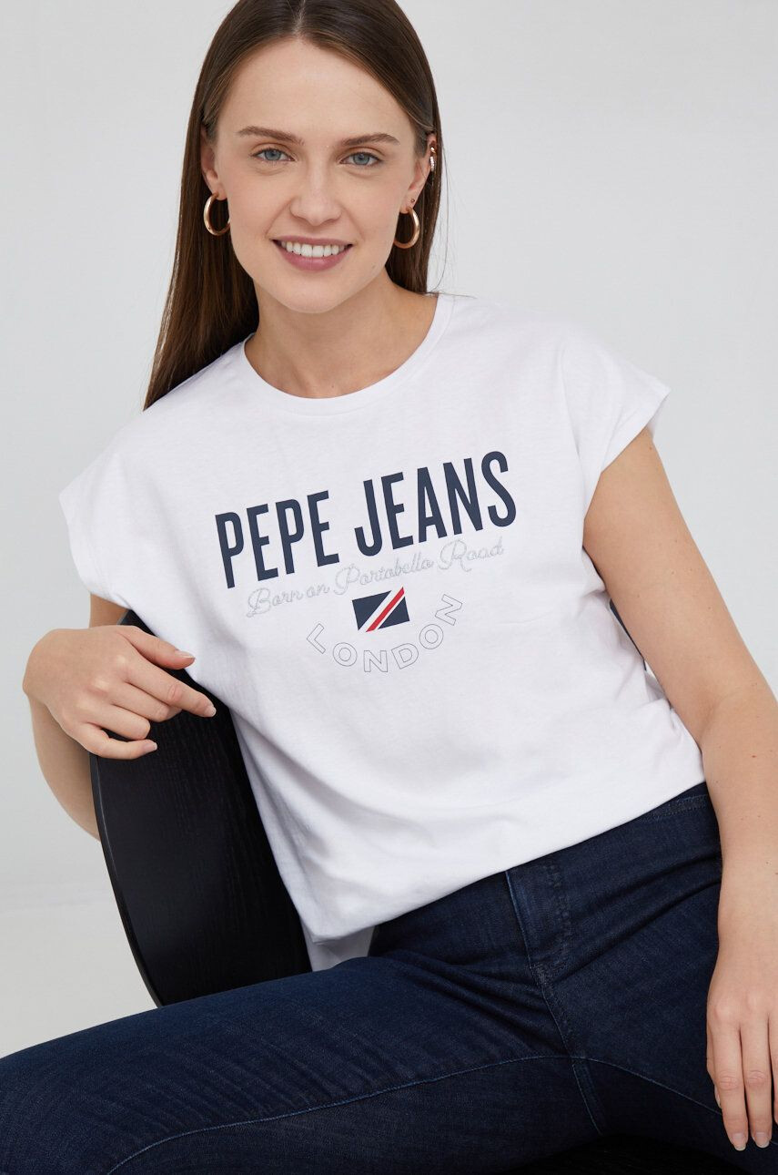 Pepe Jeans Bavlněné tričko - Pepit.cz