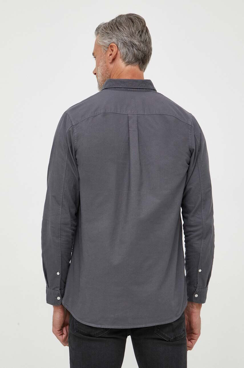 Pepe Jeans Košile šedá barva regular s límečkem button-down - Pepit.cz