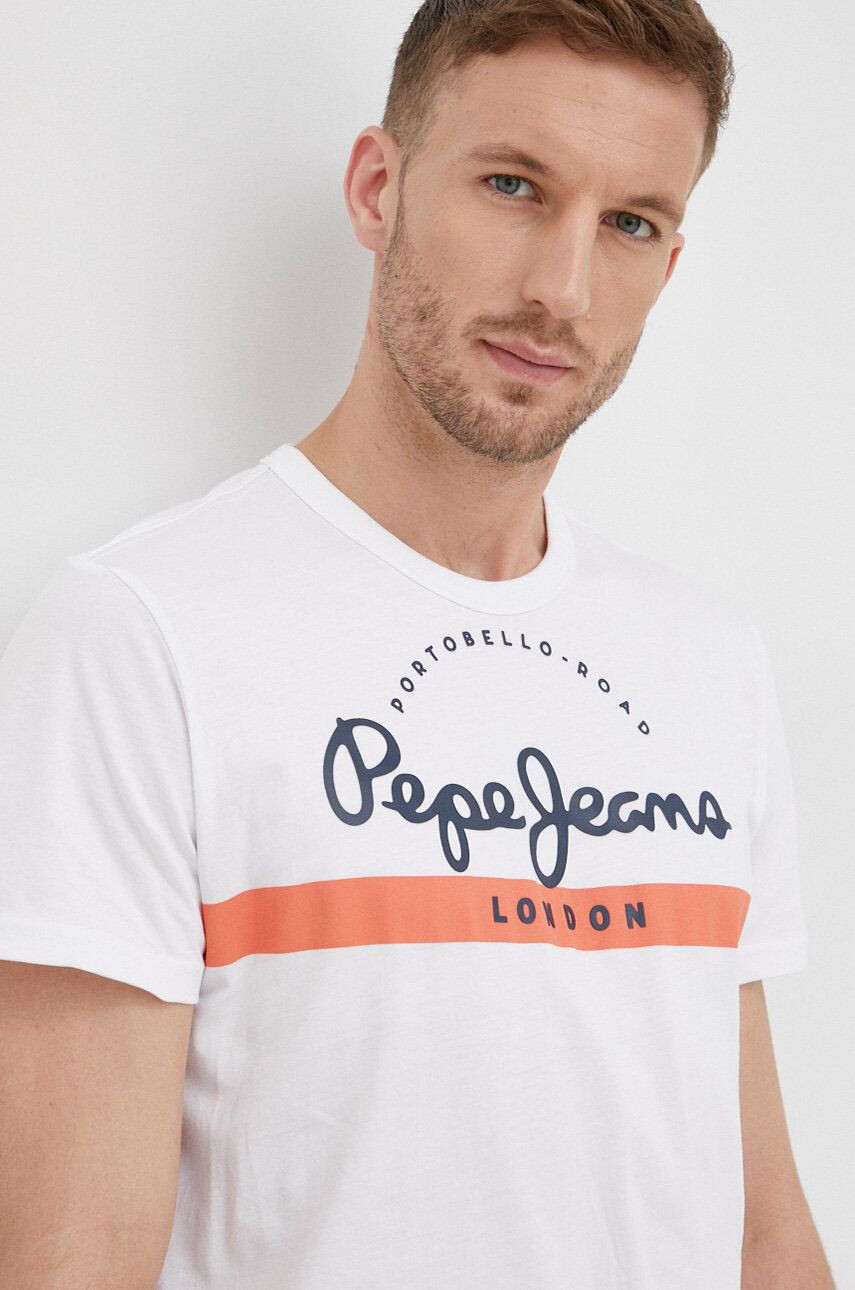 Pepe Jeans Bavlněné tričko Abrel - Pepit.cz