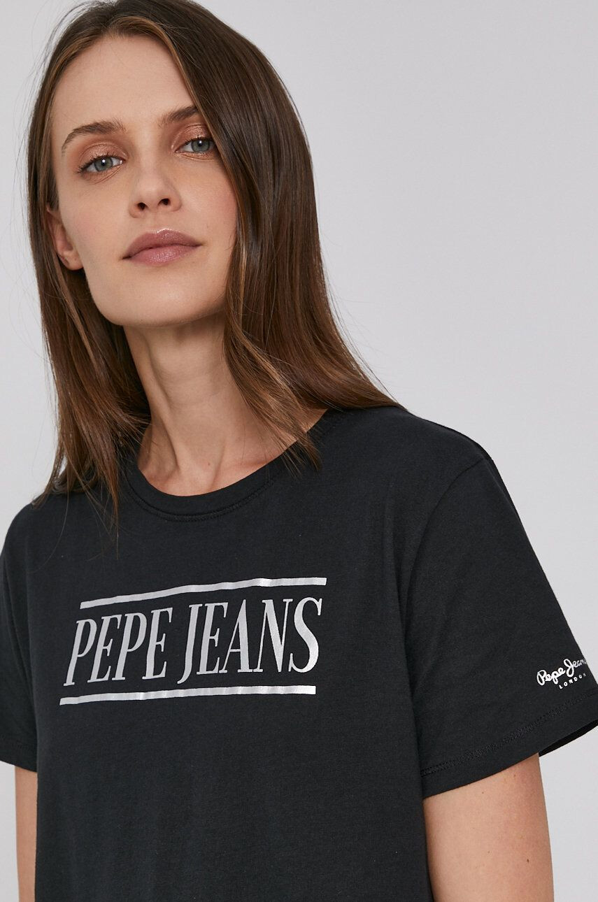 Pepe Jeans Bavlněné tričko BLANCA - Pepit.cz