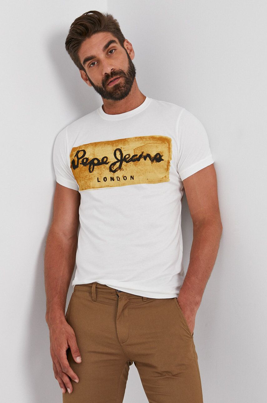 Pepe Jeans Bavlněné tričko Charing - Pepit.cz