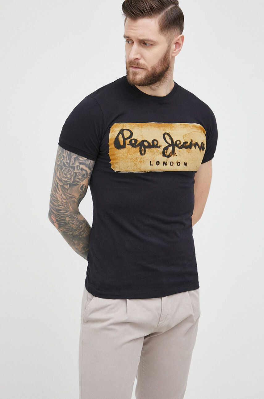 Pepe Jeans Bavlněné tričko Charing N - Pepit.cz