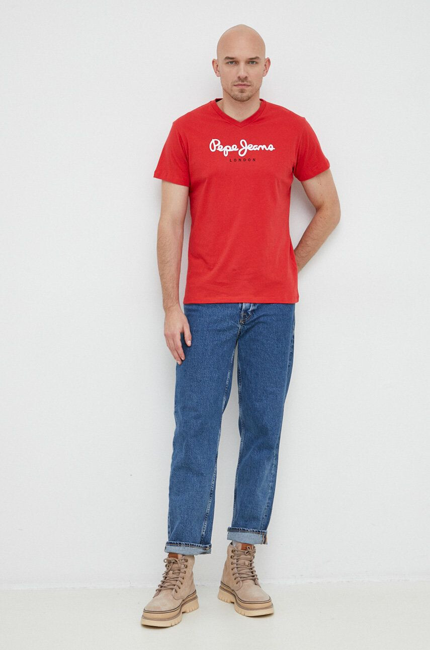 Pepe Jeans Bavlněné tričko Eggo - Pepit.cz