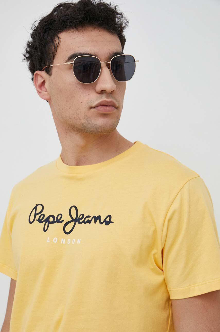 Pepe Jeans Bavlněné tričko Eggo - Pepit.cz