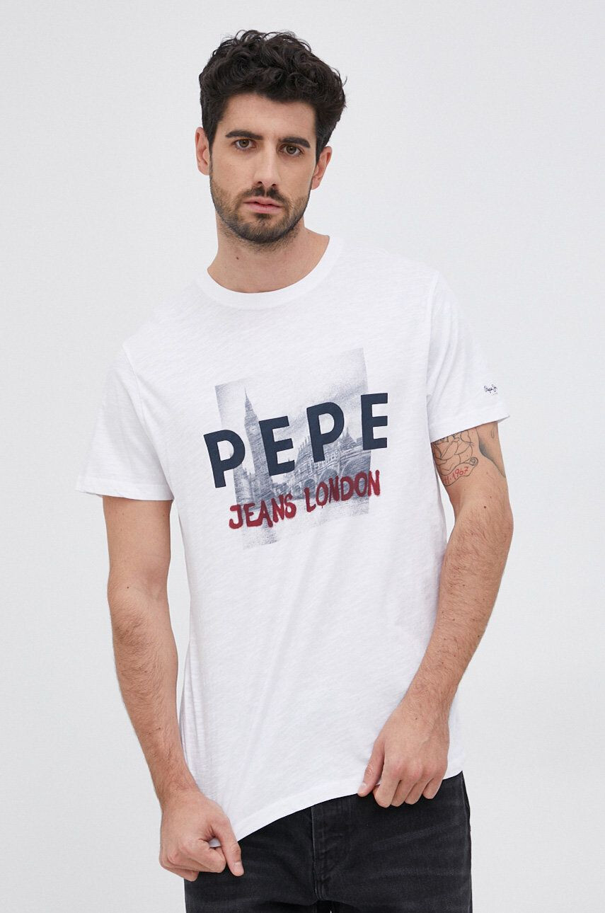 Pepe Jeans Bavlněné tričko - Pepit.cz