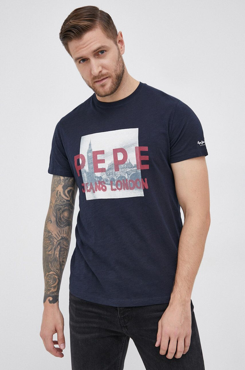 Pepe Jeans Bavlněné tričko - Pepit.cz