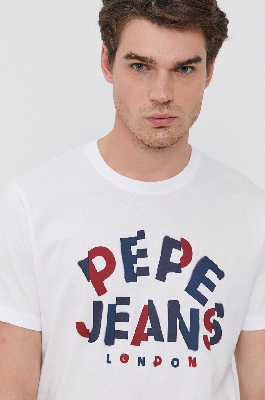 Pepe Jeans Bavlněné tričko Raphael - Pepit.cz