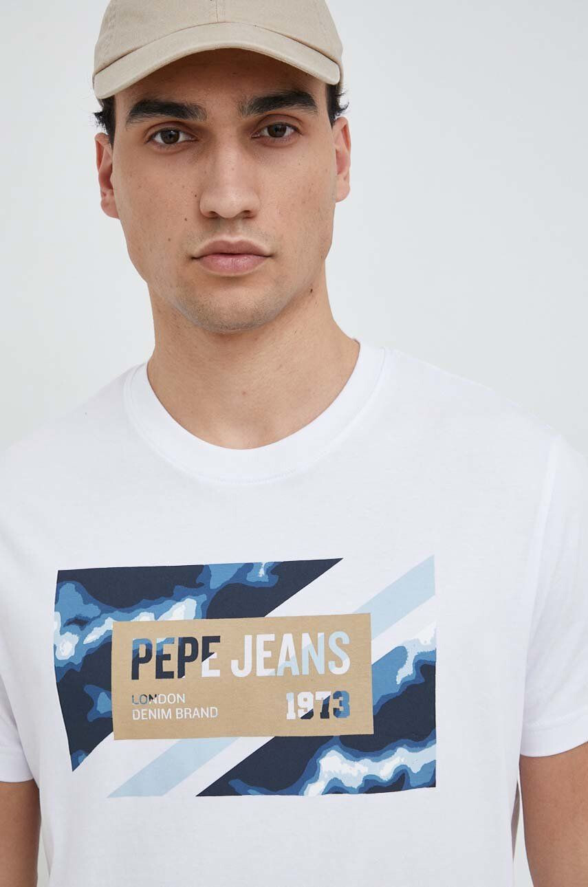 Pepe Jeans Bavlněné tričko Rederick - Pepit.cz