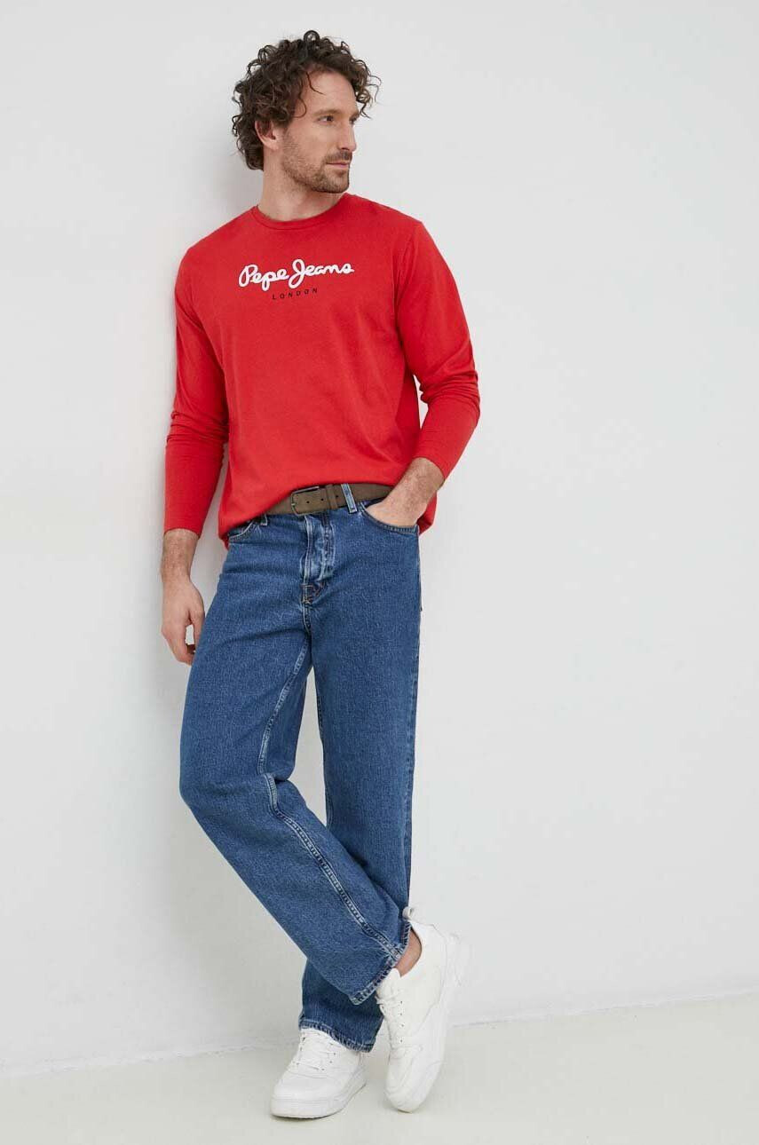 Pepe Jeans Bavlněné tričko s dlouhým rukávem Eggo - Pepit.cz