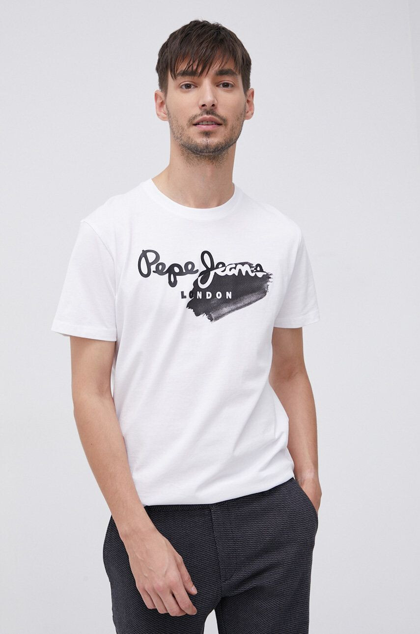 Pepe Jeans Bavlněné tričko - Pepit.cz