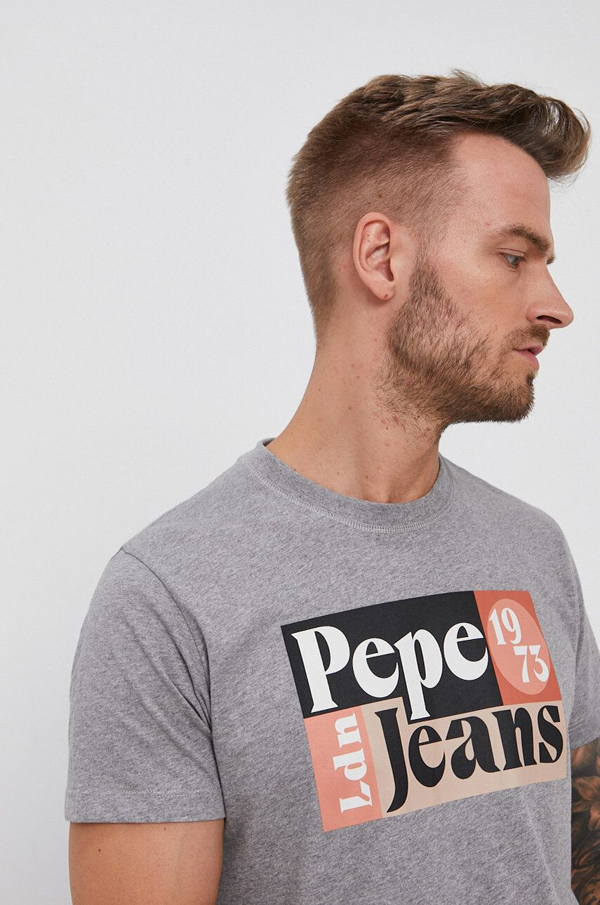 Pepe Jeans Bavlněné tričko Wells - Pepit.cz