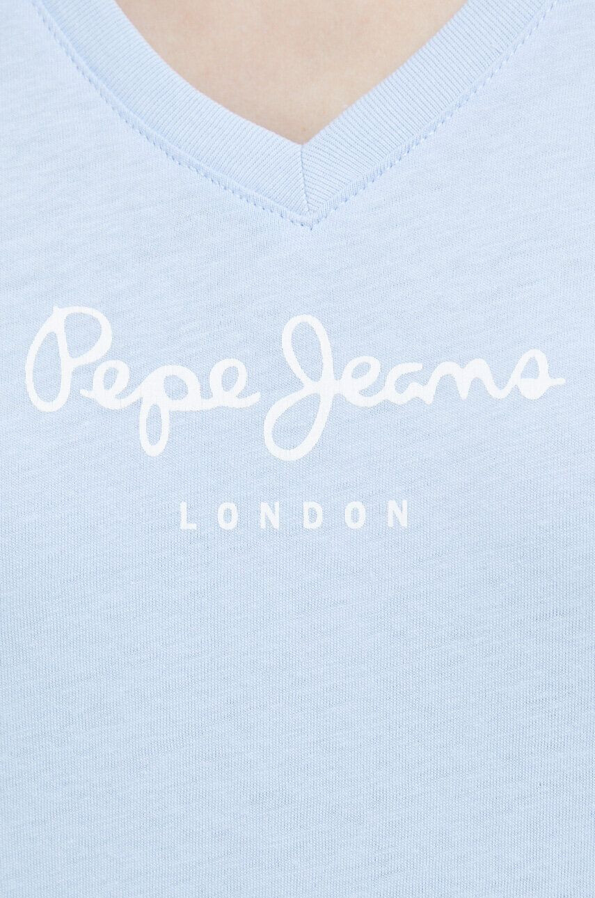 Pepe Jeans Bavlněné tričko Wendy V Neck - Pepit.cz