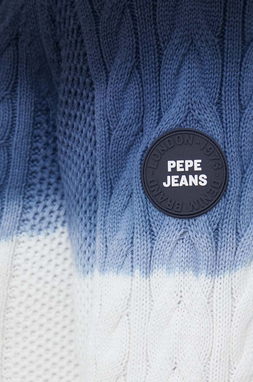 Pepe Jeans Bavlněný svetr Perseo pánský bílá barva - Pepit.cz