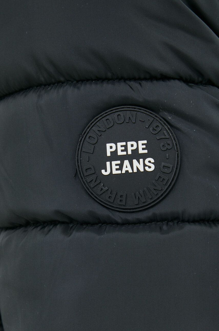 Pepe Jeans Bunda pánská černá barva zimní - Pepit.cz