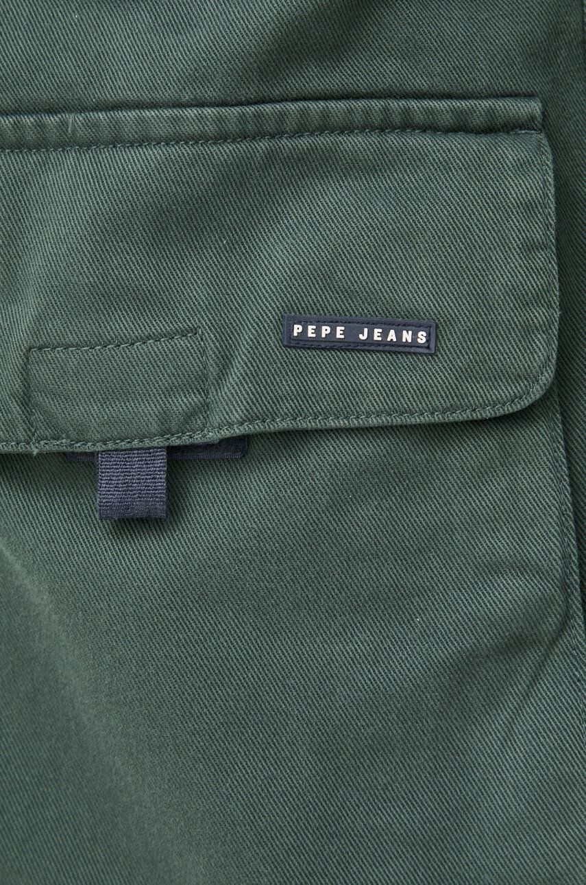 Pepe Jeans Bunda pánská zelená barva přechodná - Pepit.cz