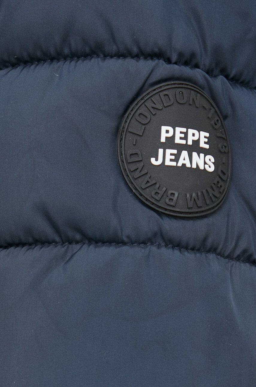 Pepe Jeans Bunda pánská tmavomodrá barva zimní - Pepit.cz