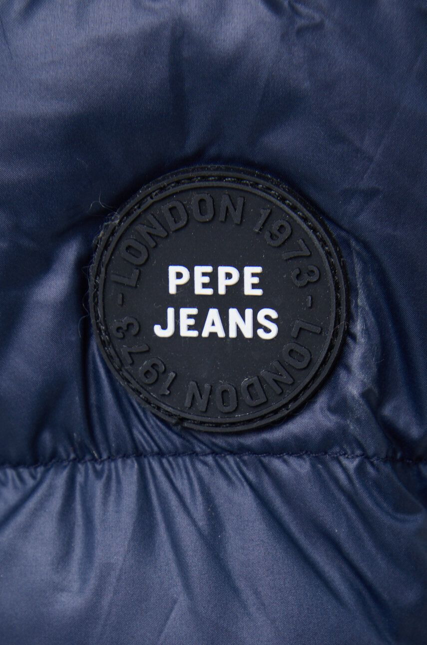 Pepe Jeans Bunda dámská tmavomodrá barva zimní - Pepit.cz