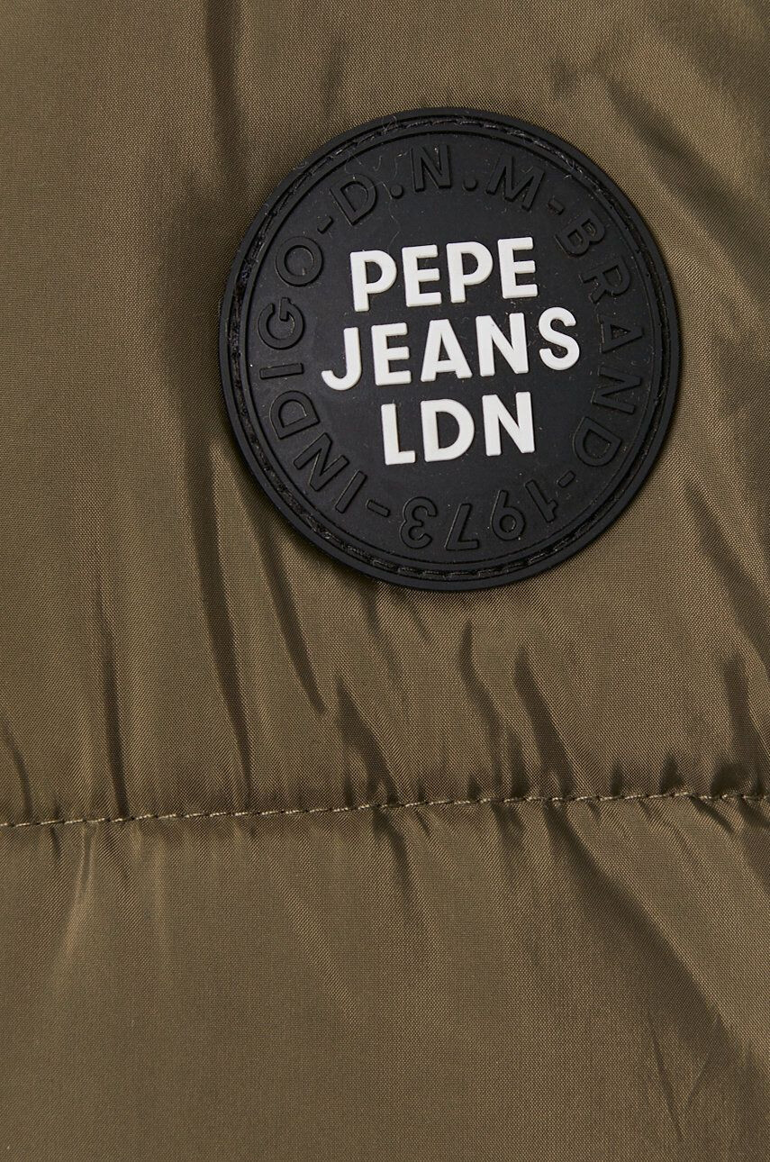 Pepe Jeans Bunda Hidley pánská zelená barva zimní - Pepit.cz