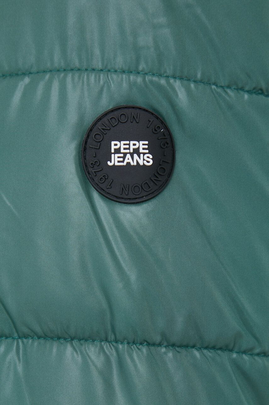 Pepe Jeans Bunda June dámská zelená barva zimní - Pepit.cz