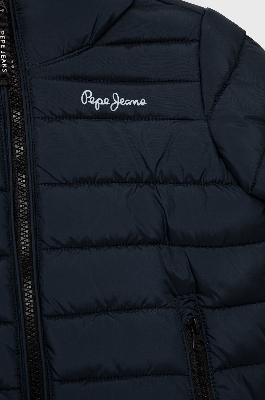 Pepe Jeans Dětská bunda Greystoke tmavomodrá barva - Pepit.cz