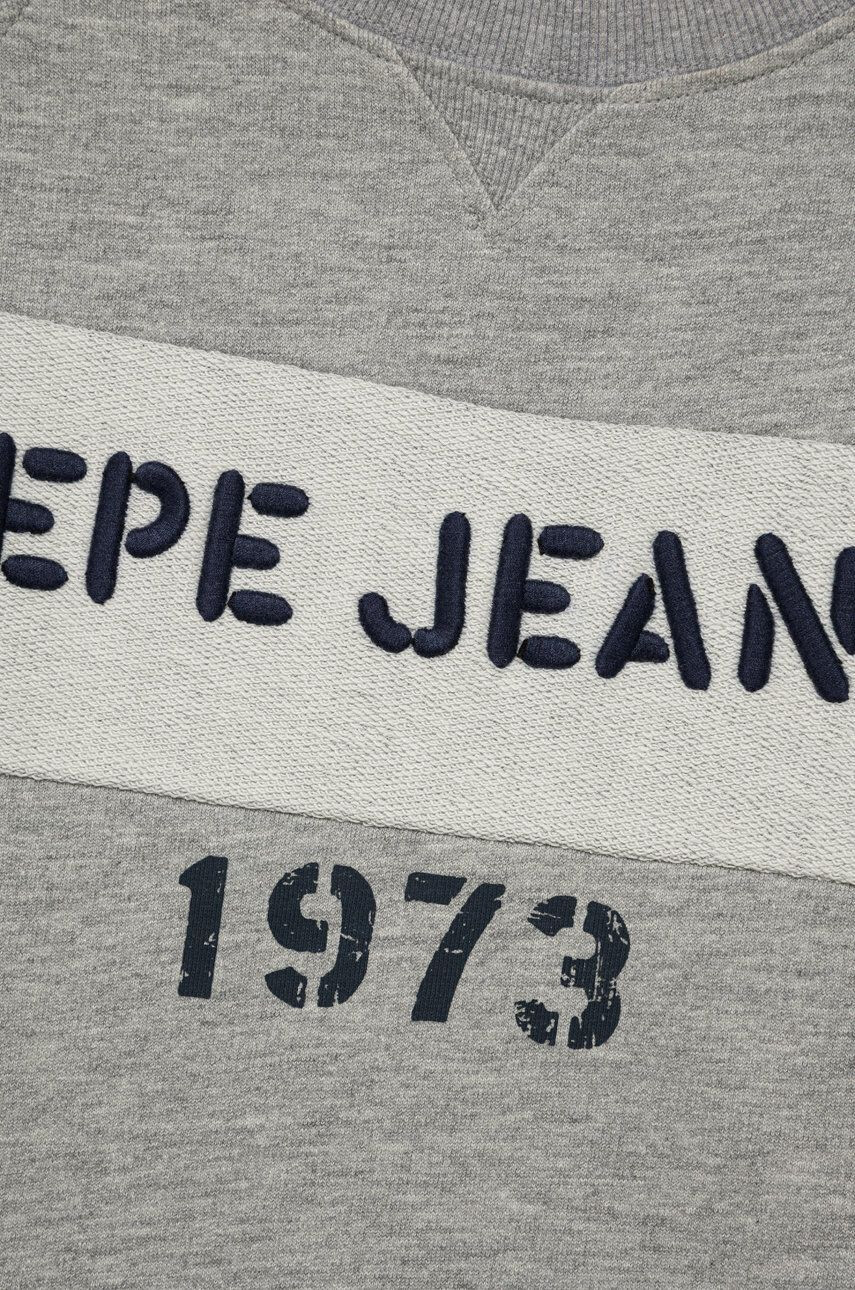 Pepe Jeans Dětská mikina šedá barva vzorovaná - Pepit.cz