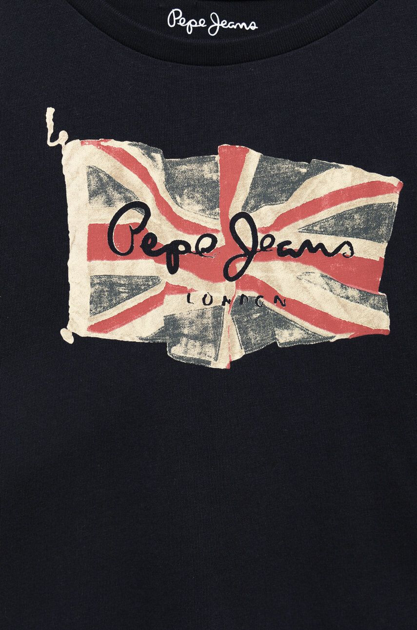 Pepe Jeans Dětské bavlněné tričko Růžová barva - Pepit.cz