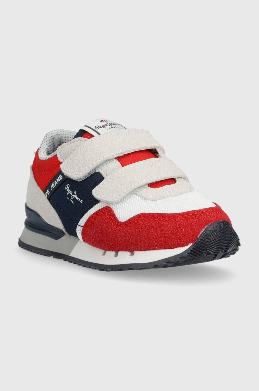 Pepe Jeans Dětské sneakers boty červená barva - Pepit.cz