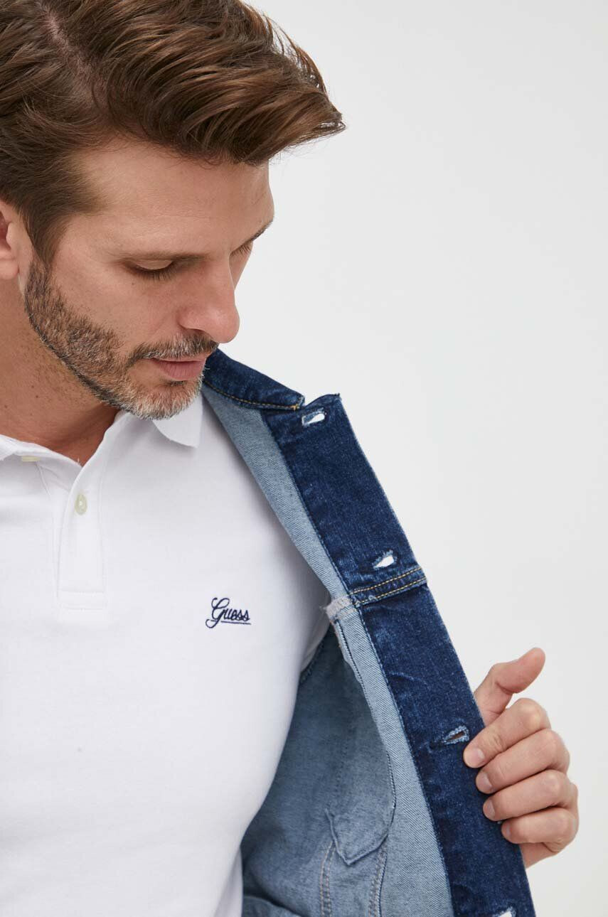 Pepe Jeans Džínová bunda Pinner pánská tmavomodrá barva přechodná - Pepit.cz