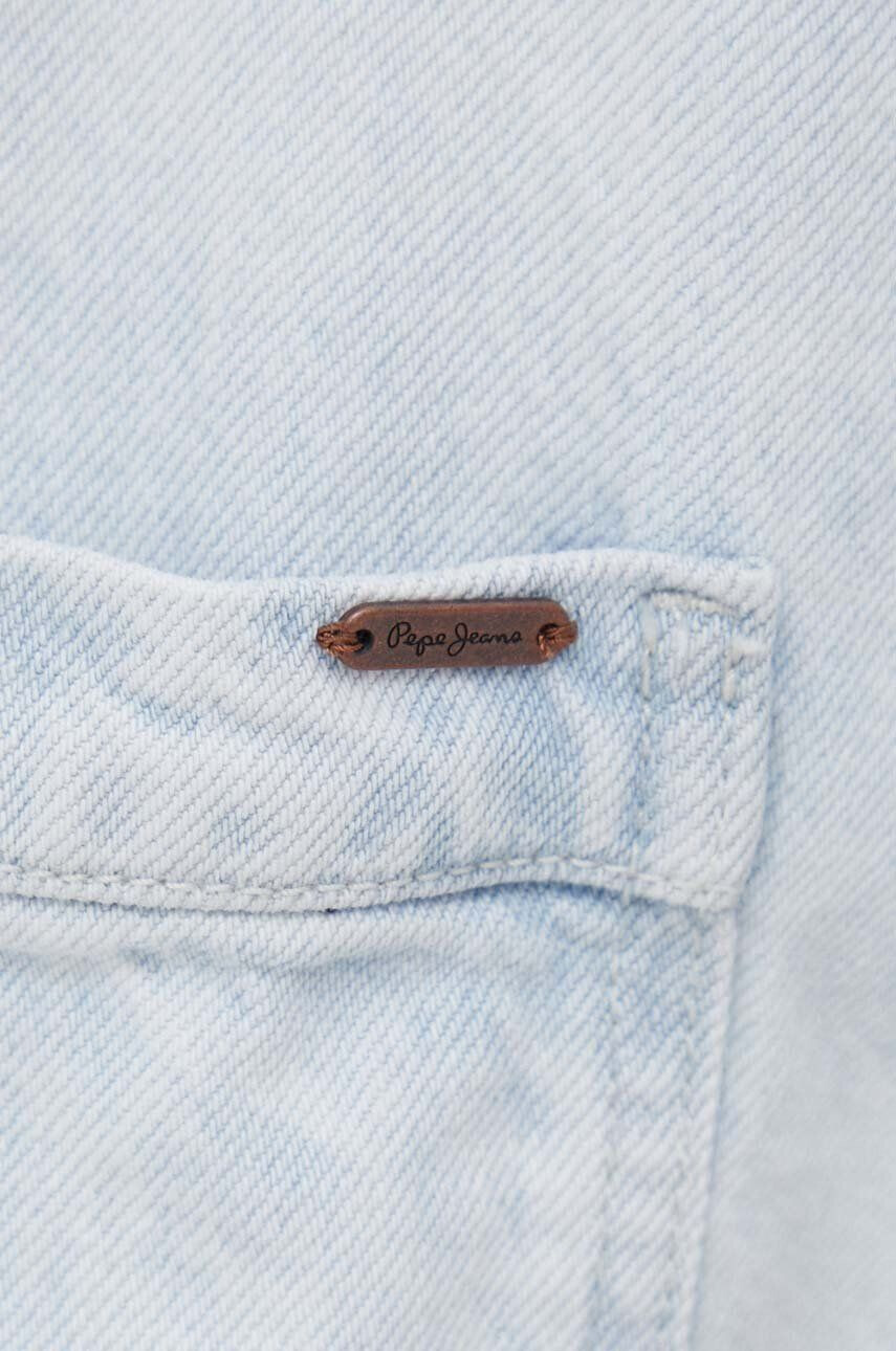 Pepe Jeans Džínová košile Elle dámská relaxed s klasickým límcem - Pepit.cz