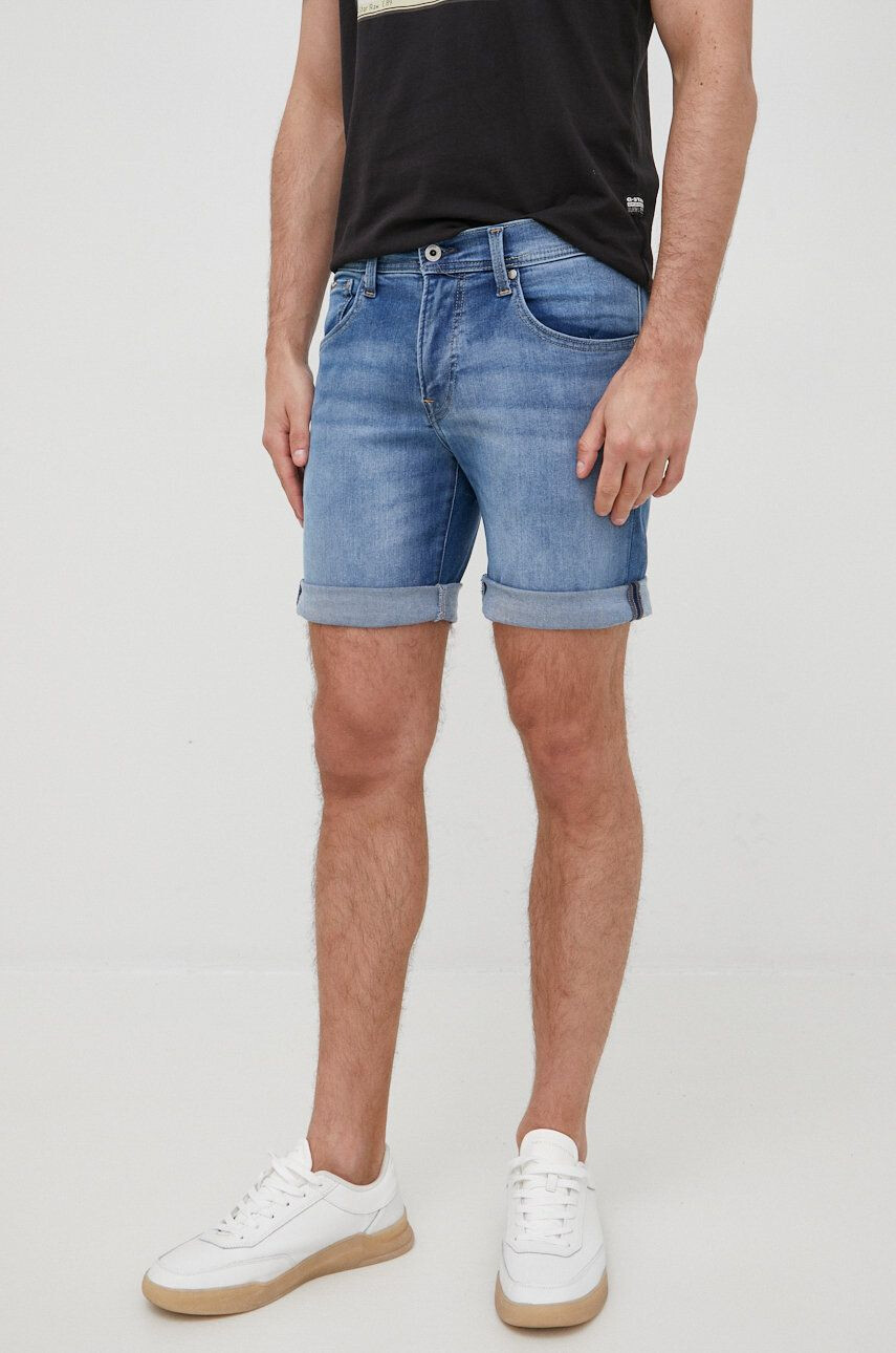 Pepe Jeans Džínové šortky Cane Short pánské - Pepit.cz