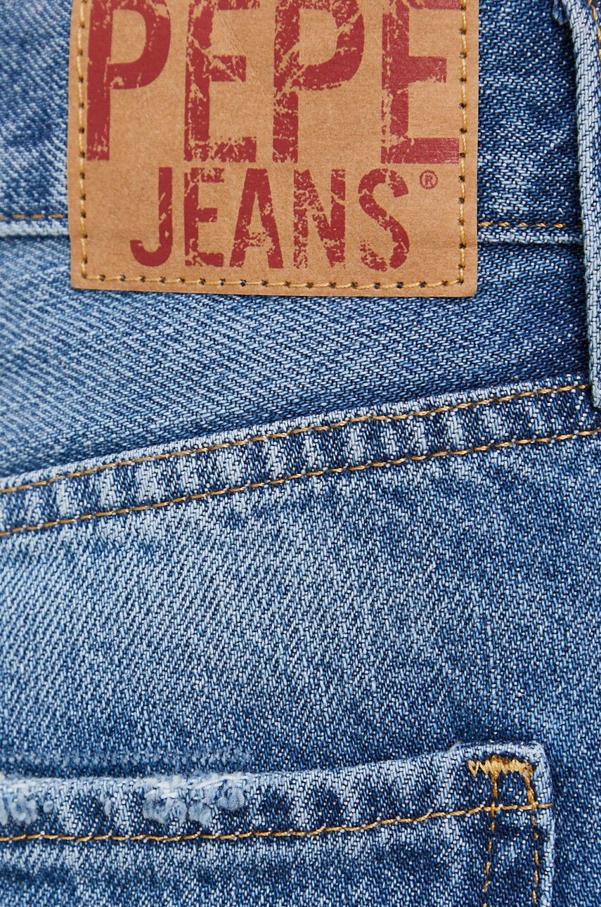 Pepe Jeans Džínové šortky Mable dámské hladké medium waist - Pepit.cz