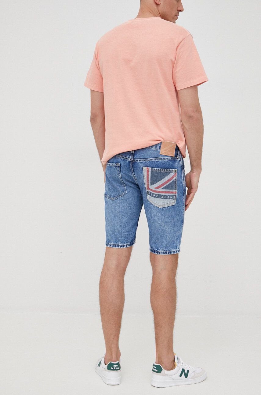 Pepe Jeans Džínové šortky Stanley Short Logo pánské - Pepit.cz