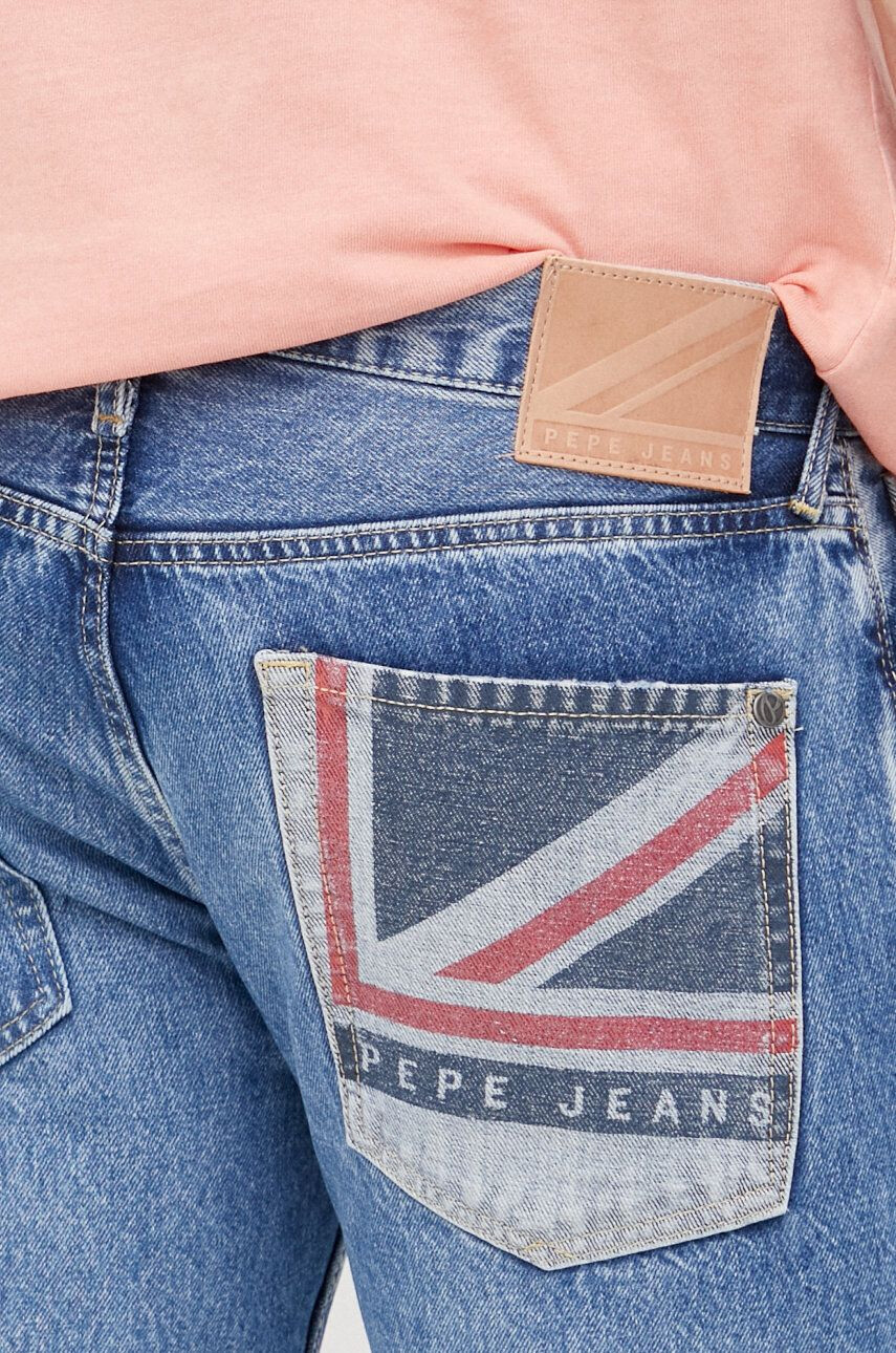 Pepe Jeans Džínové šortky Stanley Short Logo pánské - Pepit.cz