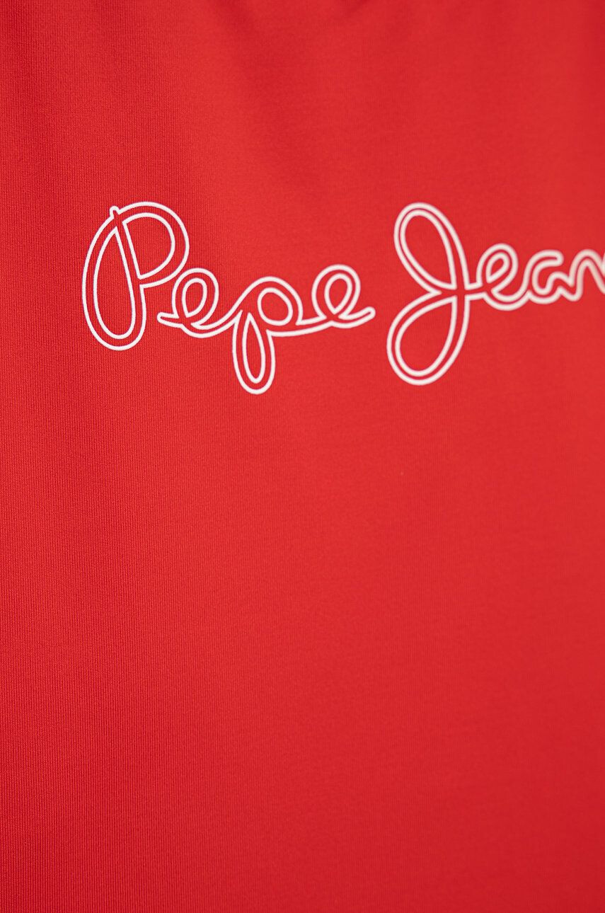 Pepe Jeans Jednodílné dětské plavky červená barva - Pepit.cz