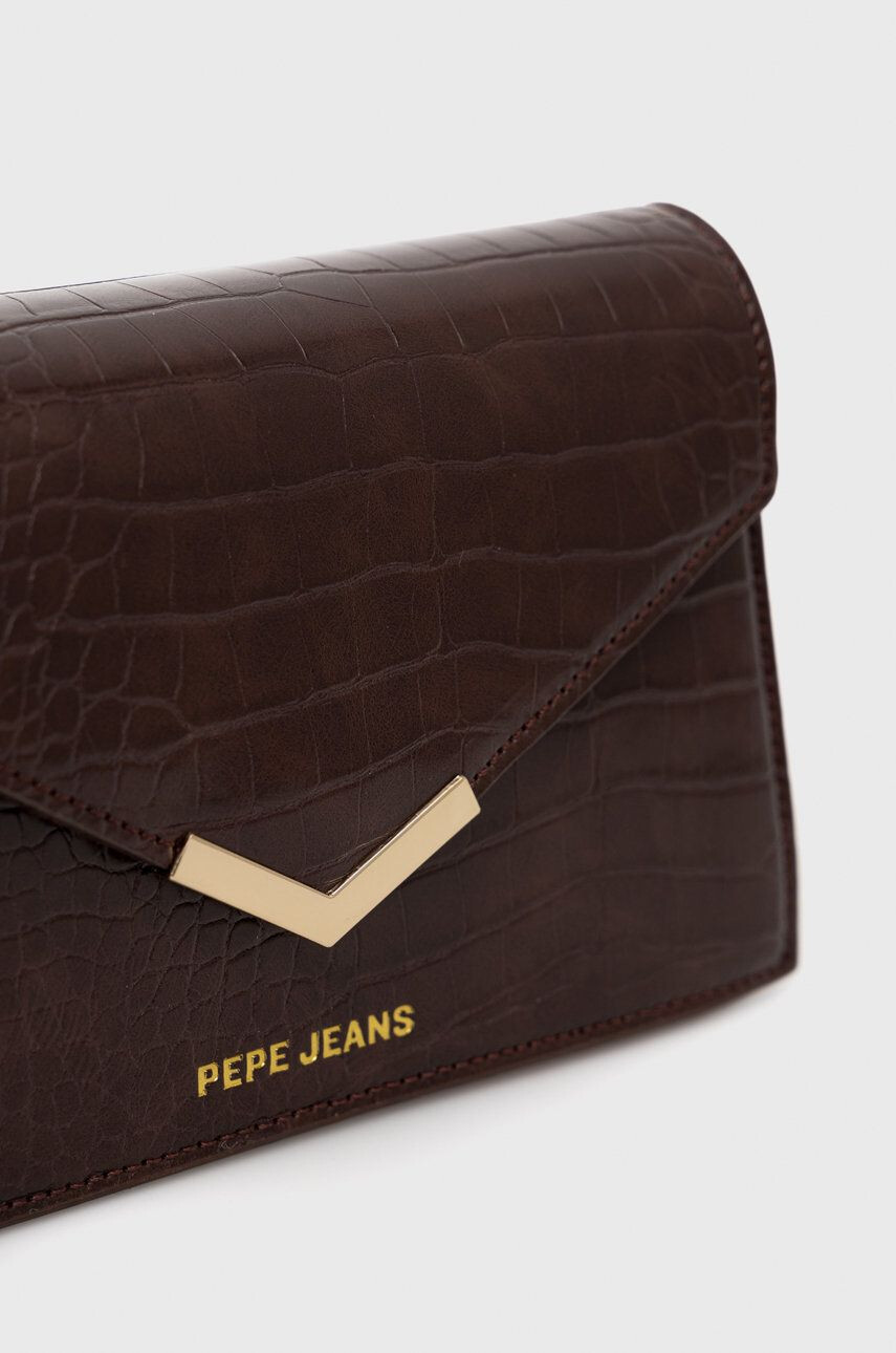 Pepe Jeans Kabelka hnědá barva - Pepit.cz