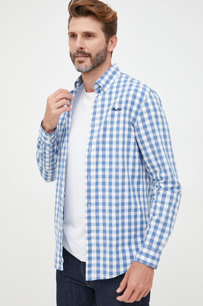 Pepe Jeans Košile pánská slim s límečkem button-down - Pepit.cz