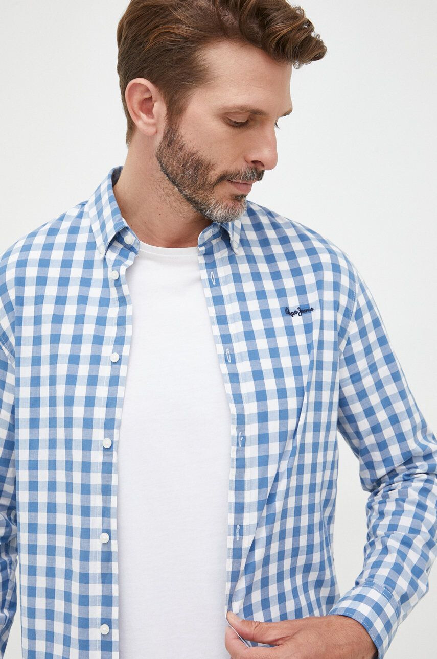 Pepe Jeans Košile pánská slim s límečkem button-down - Pepit.cz