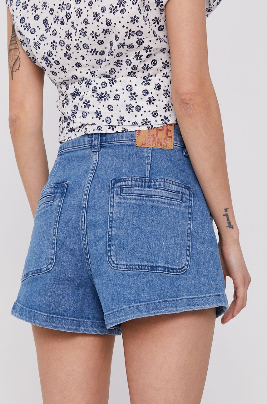 Pepe Jeans Kraťasy ADELINE dámské hladké high waist - Pepit.cz