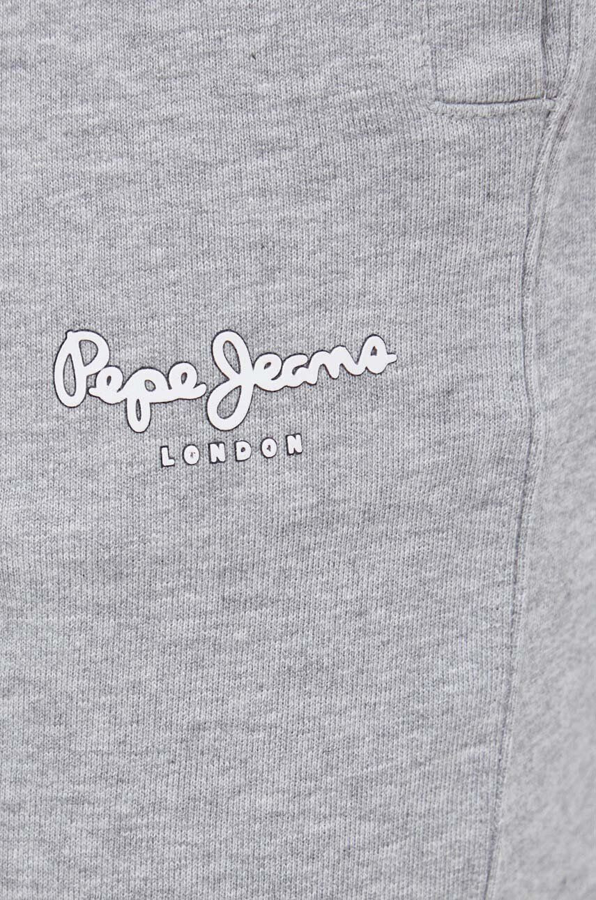 Pepe Jeans Kraťasy Edward pánské šedá barva melanžové - Pepit.cz