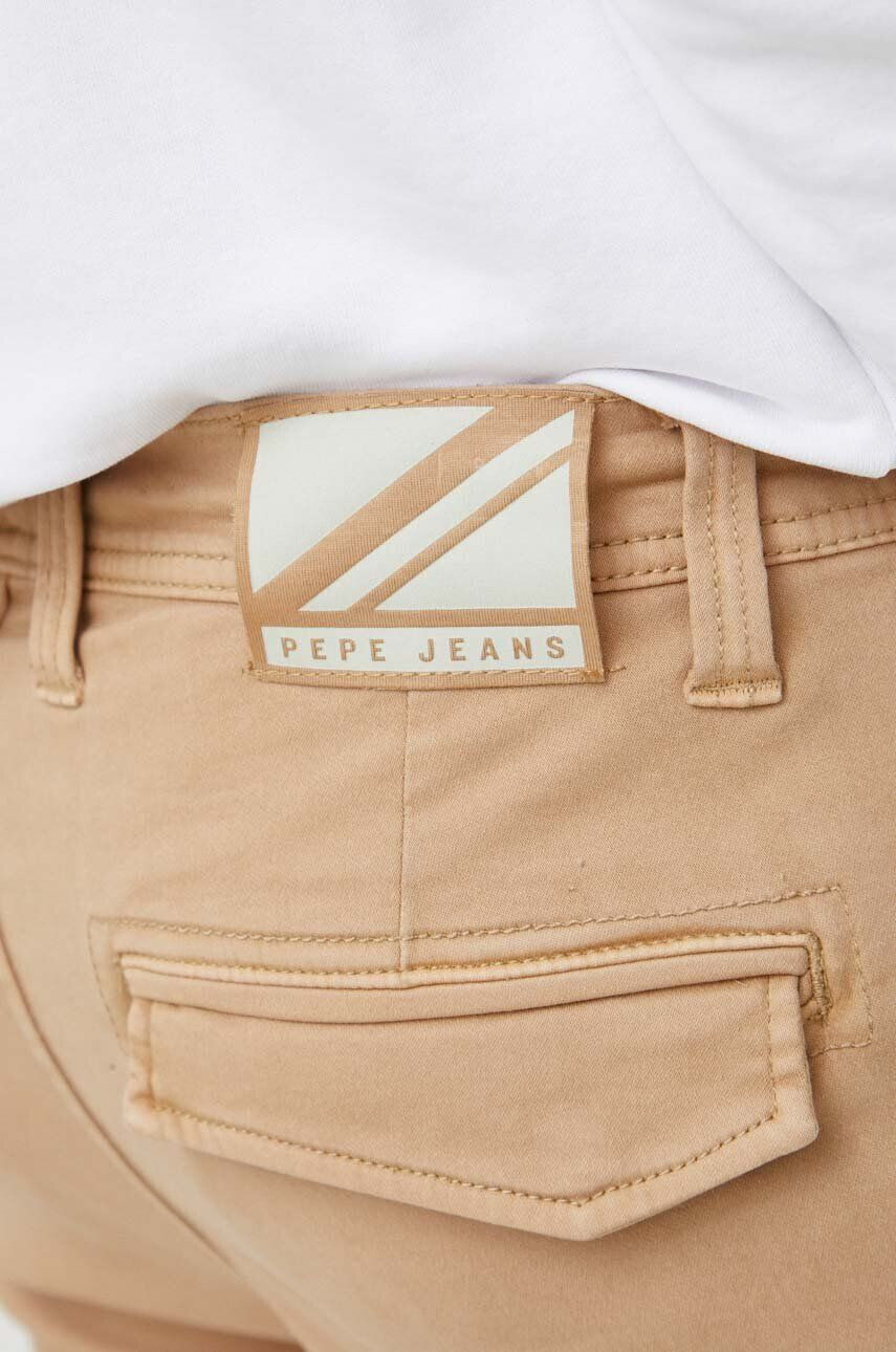 Pepe Jeans Kraťasy JARED pánské béžová barva - Pepit.cz