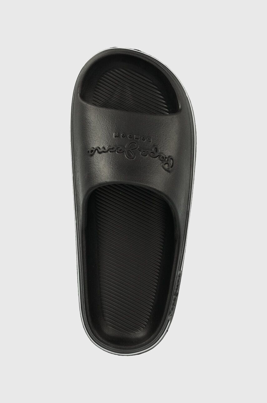 Pepe Jeans Pantofle BEACH SLIDE dámské černá barva PLS70131 - Pepit.cz