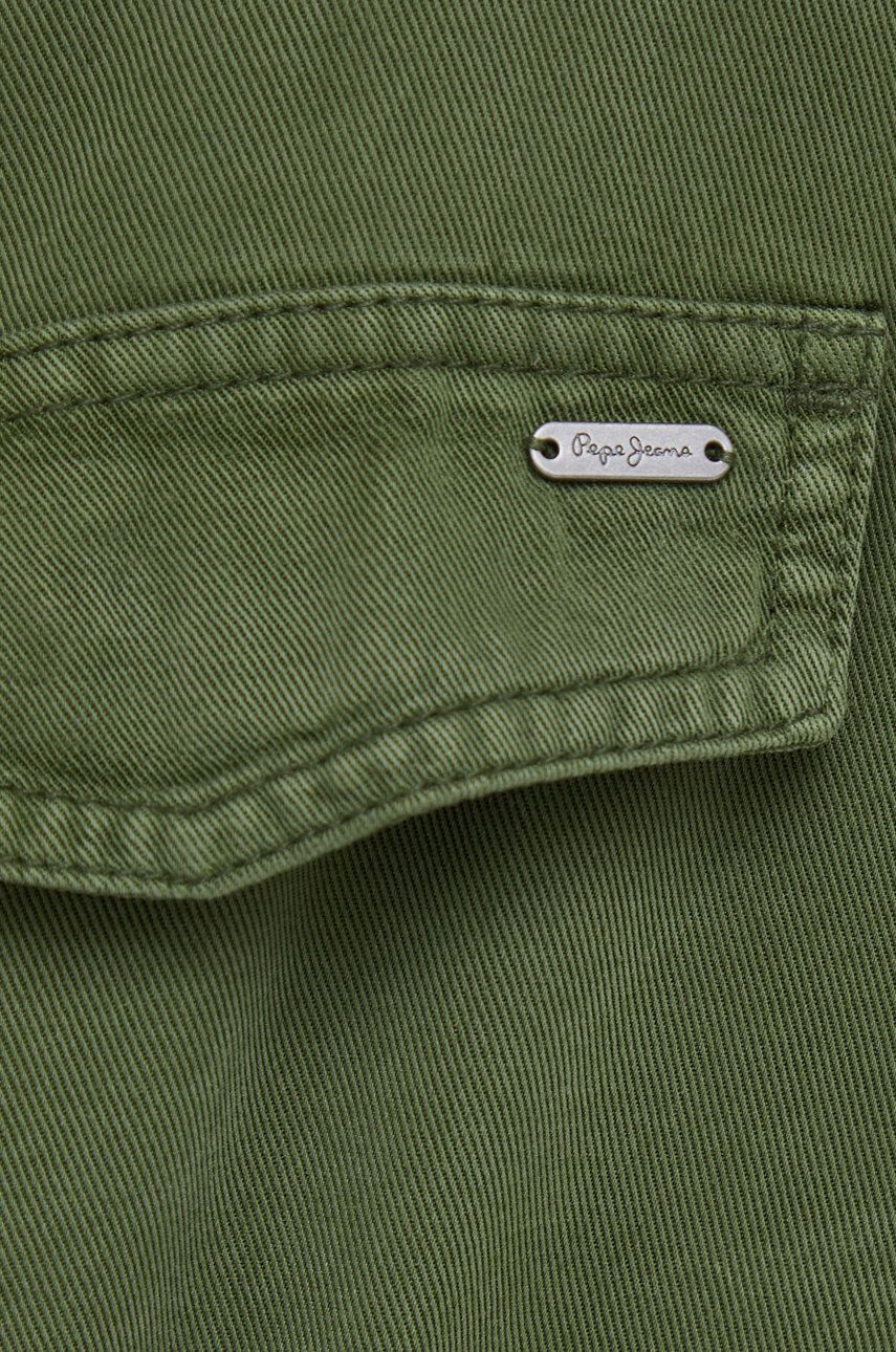 Pepe Jeans Šaty zelená barva mini oversize - Pepit.cz