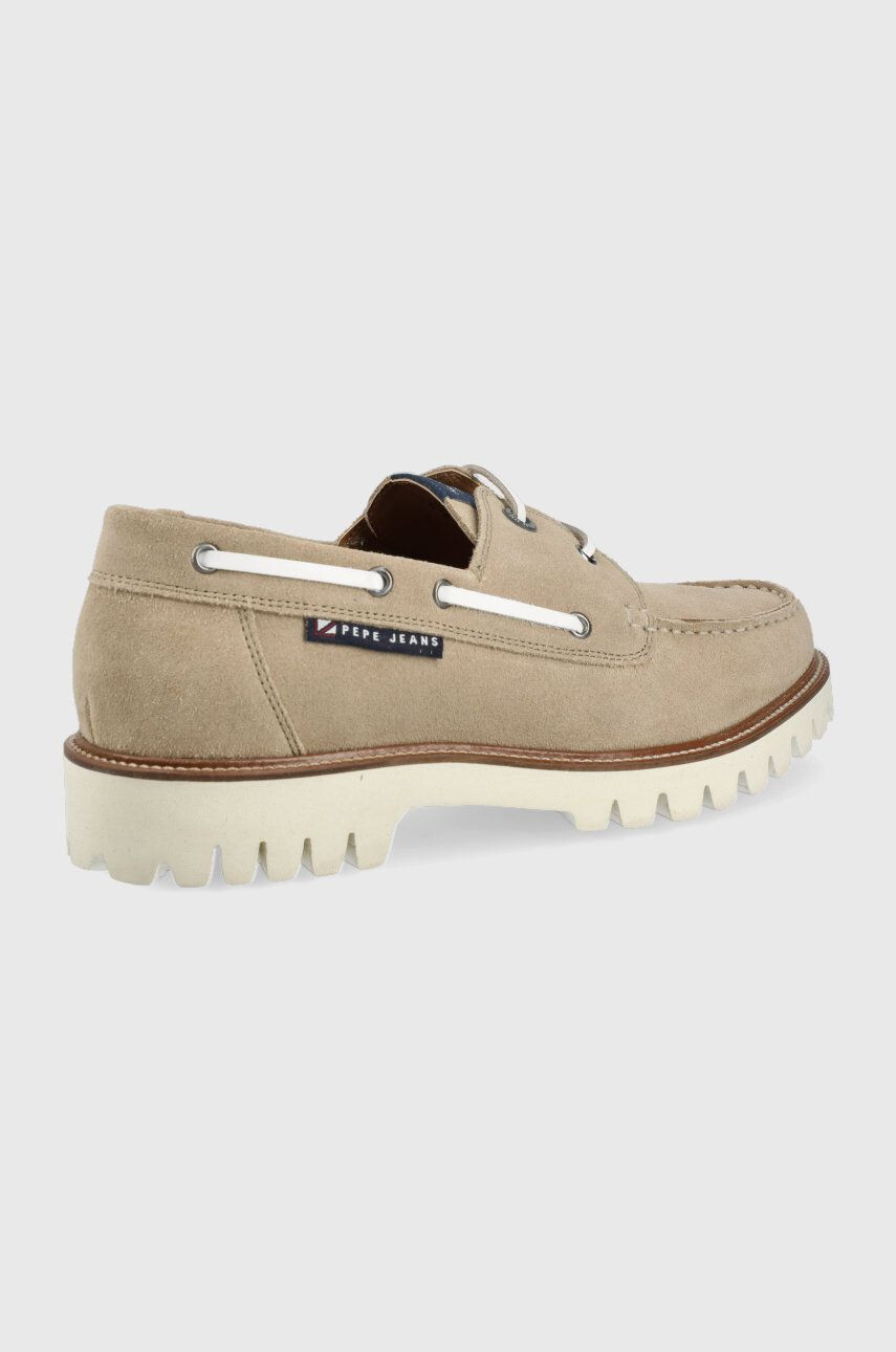 Pepe Jeans Semišové polobotky Trucker Deck Suede - Pepit.cz